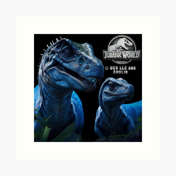 Echo ART PRINT Jurassic World Raptor Squad Chris Prat Blue Charlie Delta  Velociraptor Dinosaur Illustration Ink Dino Art -  Hong Kong