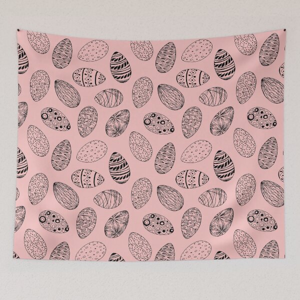 Item preview, Easter eggs,pink,pattern designed and sold by cutecrazytshirt.