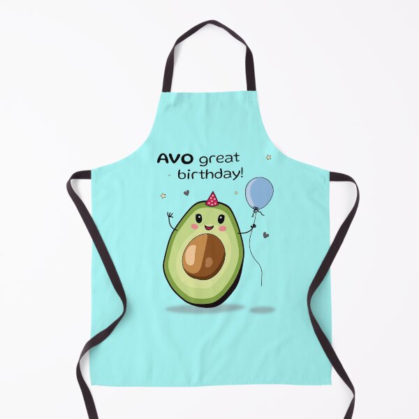 Item preview, Avo great birthday! Cute avocado birthday greeting designed and sold by HajnalkArt.
