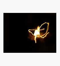 Long exposed match Photographic Print