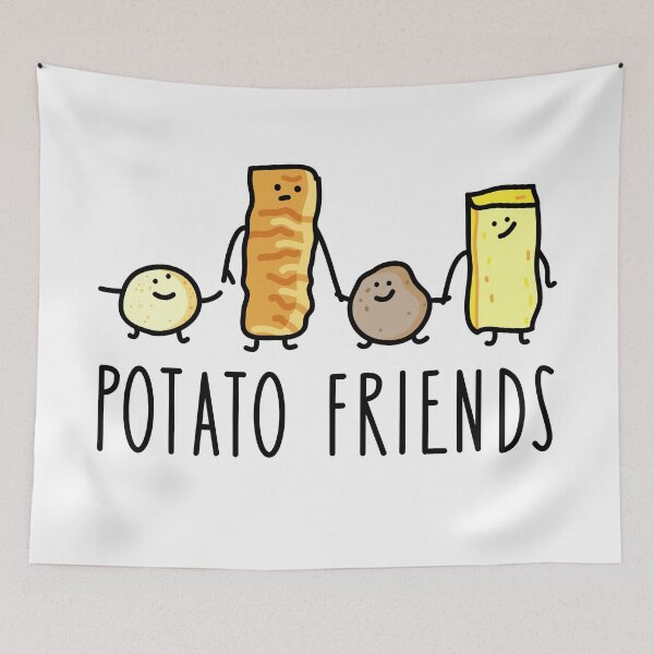 Item preview, potato friends designed and sold by spontania.