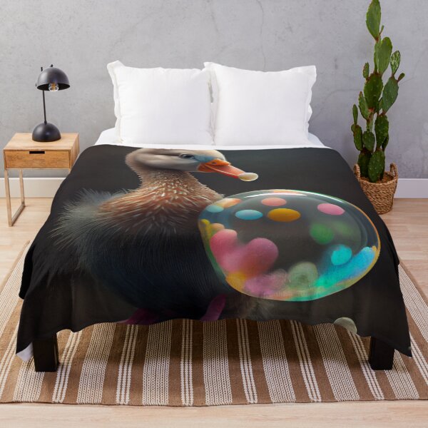 Item preview, Gumball Gander on a Feather Digital Painting designed and sold by CodeAndColors.