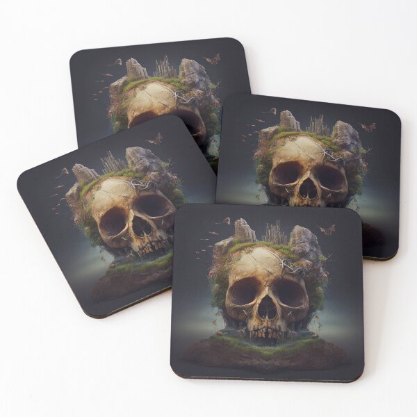 Item preview, The Quixotic Hinterland A Macabre Beguilement Digital Painting designed and sold by CodeAndColors.