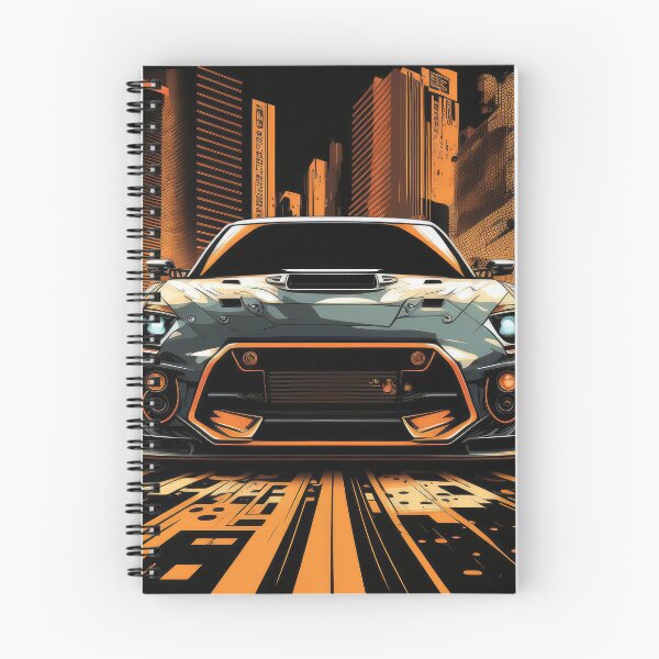 Item preview, Cyberpunk Sports Car Speeding Towards Finish Line Neon Rush Out Runner designed and sold by ultra-cool.