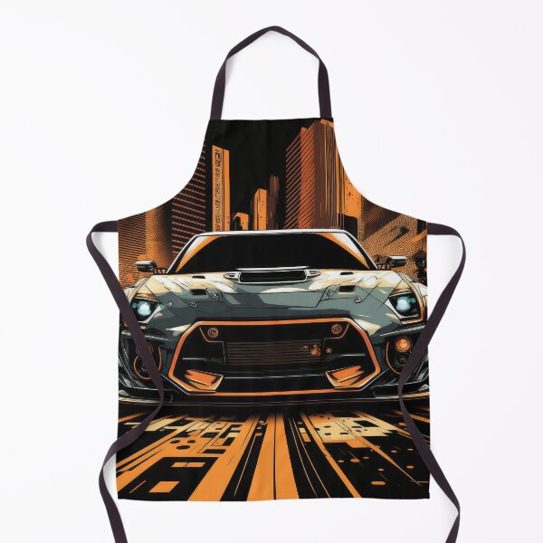 Item preview, Cyberpunk Sports Car Speeding Towards Finish Line Neon Rush Out Runner designed and sold by ultra-cool.