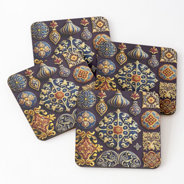 Item preview, Ceramic European Pattern Digital Painting designed and sold by CodeAndColors.