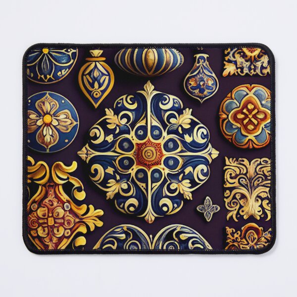 Item preview, Ceramic European Pattern Digital Painting designed and sold by CodeAndColors.