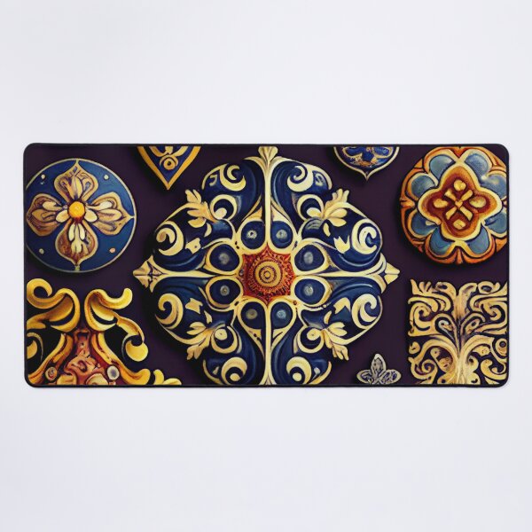 Item preview, Ceramic European Pattern Digital Painting designed and sold by CodeAndColors.