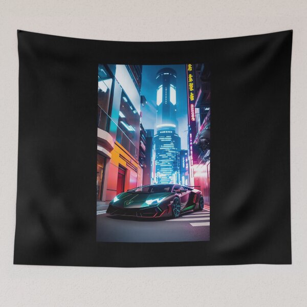 Item preview, A.I INK | Futuristic Cyberpunk Lambo  designed and sold by AI-INK.