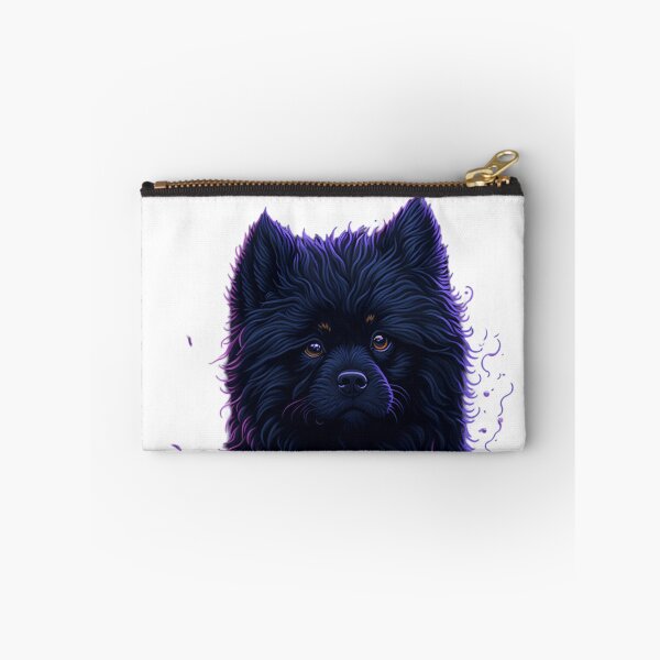 Item preview, The Enchanting Tale of a Cute Fluffy Black Dog designed and sold by Valeree Store.