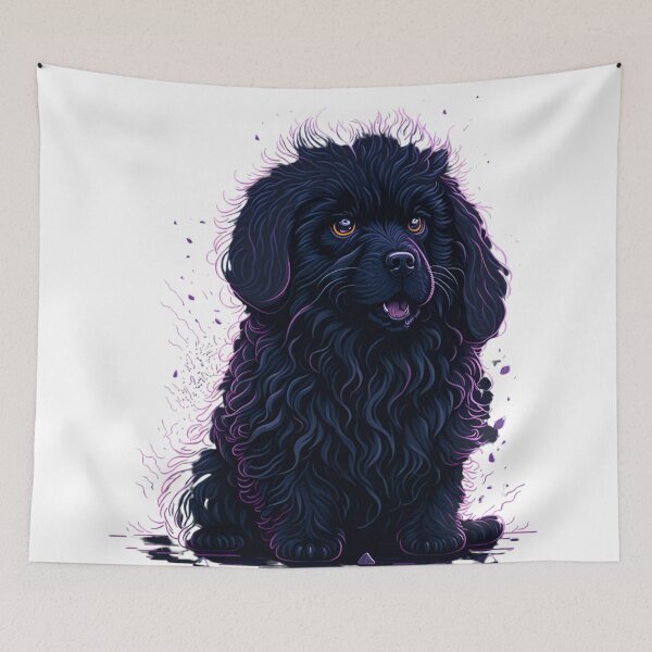 Item preview, Hyperdetailed Intricately Detailed Illustration of a Fantastical Pup designed and sold by Valeree Store.