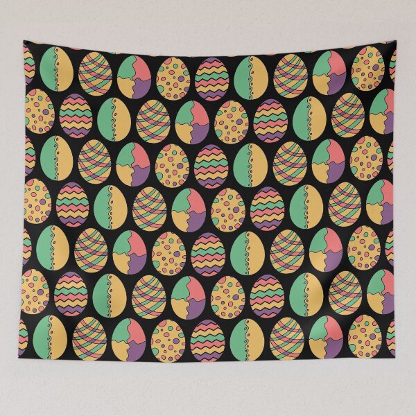 Item preview, easter eggs,multicolor pattern designed and sold by cutecrazytshirt.