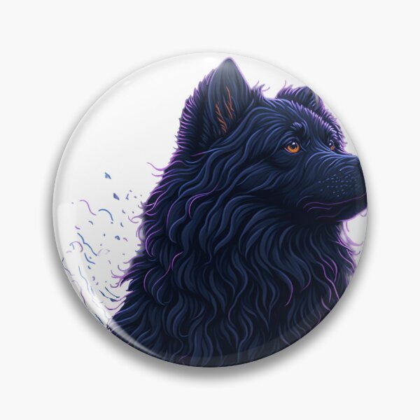 Item preview, Intricate Detail and Heavy Strokes in an Oil Painting of a Playful Pooch designed and sold by Valeree Store.