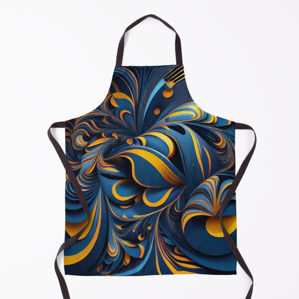 Artikelvorschau, Blue Energetic Maximalist Pattern Digital Painting entworfen und verkauft von CodeAndColors.