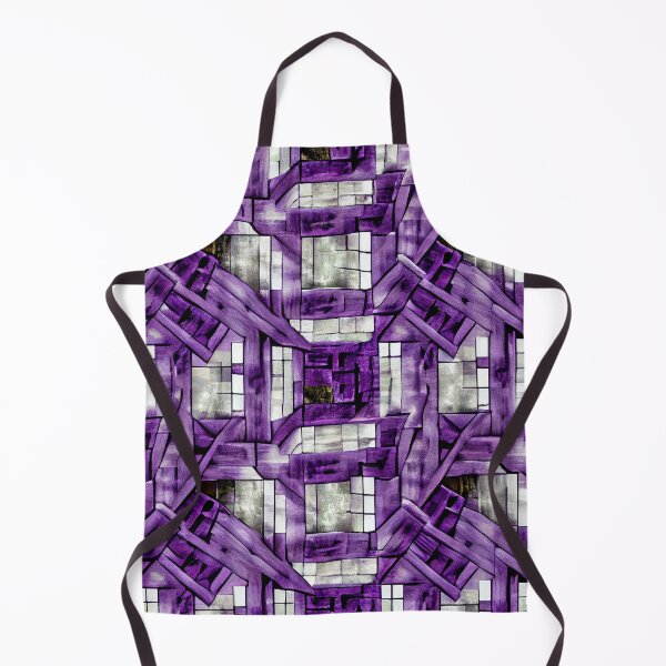 Item preview, Complex Purple Dense Modern Farmhouse Pattern Digital Painting designed and sold by CodeAndColors.