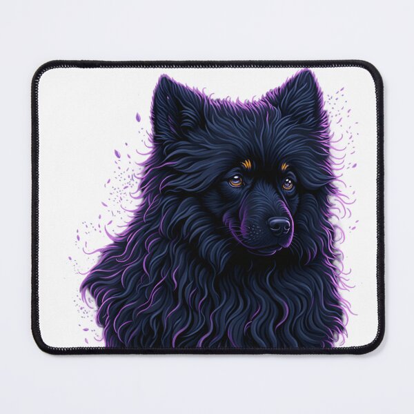 Item preview, Hand-Drawn Contour Illustration of a Whimsical Canine in a Fantasy World designed and sold by Valeree Store.