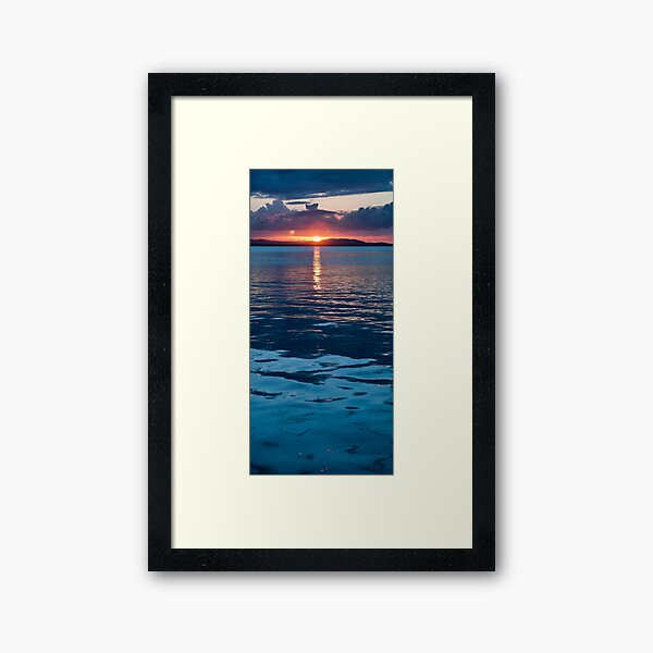 Sunset, 1770, Australia Framed Art Print