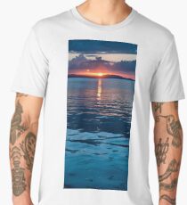 Sunset, 1770, Australia Men's Premium T-Shirt