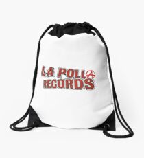 La polla records logo personalizado Drawstring Bag