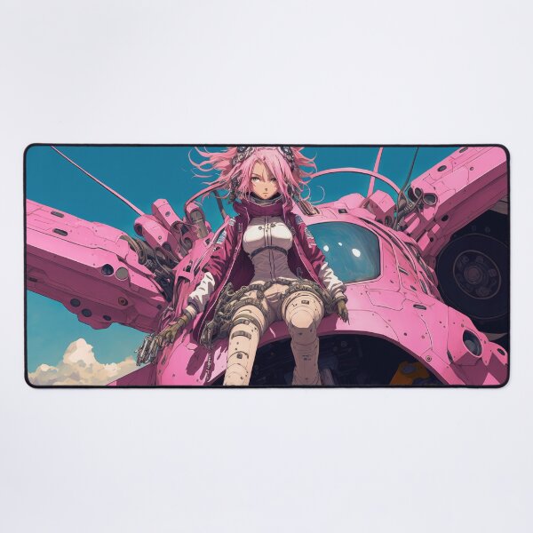Item preview, Hot Pink Girl Sitting On Giant Mecha Robot Machine designed and sold by ultra-cool.