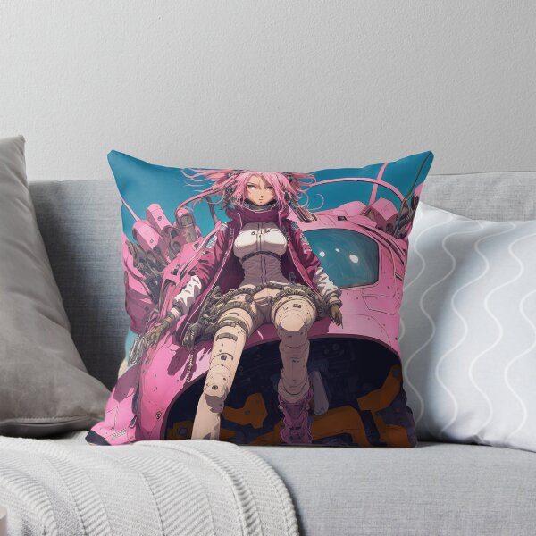 Item preview, Hot Pink Girl Sitting On Giant Mecha Robot Machine  designed and sold by ultra-cool.