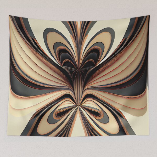 Item preview, Aggressive Divine Muted Soft Line Pattern Digital Painting designed and sold by CodeAndColors.