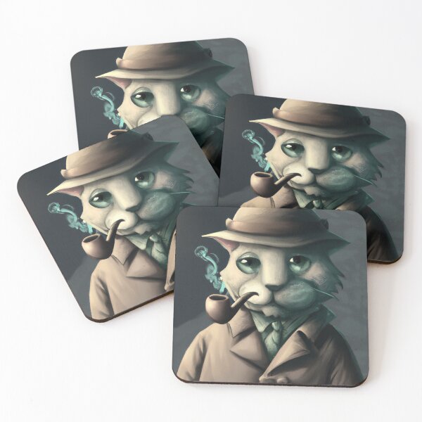 Item preview, Sherlock Cat designed and sold by catontheroof.