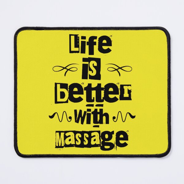 Item preview, Life Is Better With Massage designed and sold by designerpriti.