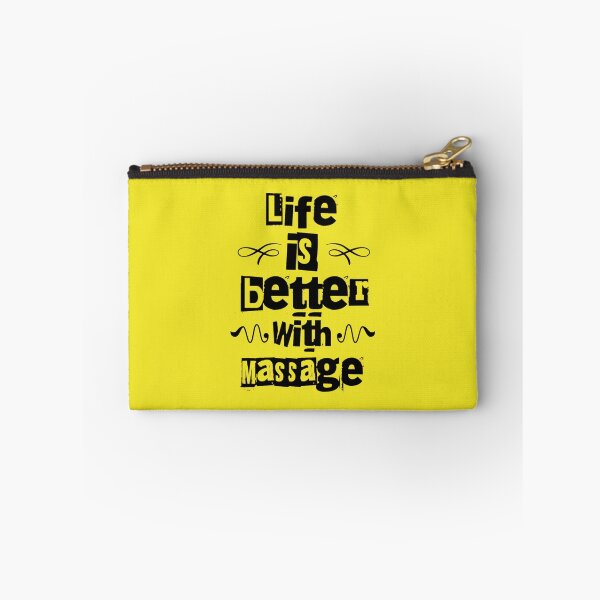 Item preview, Life Is Better With Massage designed and sold by designerpriti.