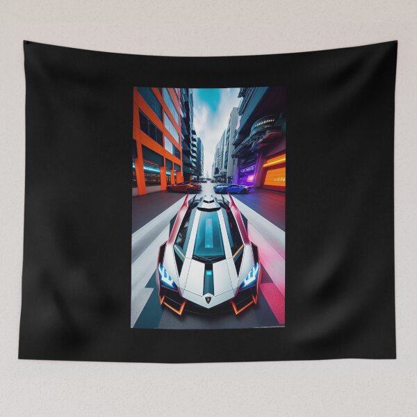 Item preview, A.I INK | Futuristic Cyberpunk Lambo  designed and sold by AI-INK.