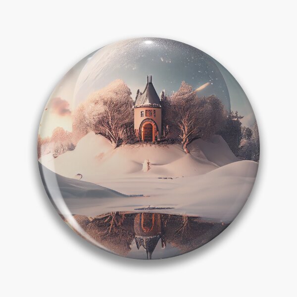 Artikelvorschau, A Snowy Dreamscape Digital Painting entworfen und verkauft von CodeAndColors.