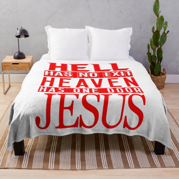 Item preview, Hell Has No Exit Heaven Has One Door JESUS designed and sold by plushism.