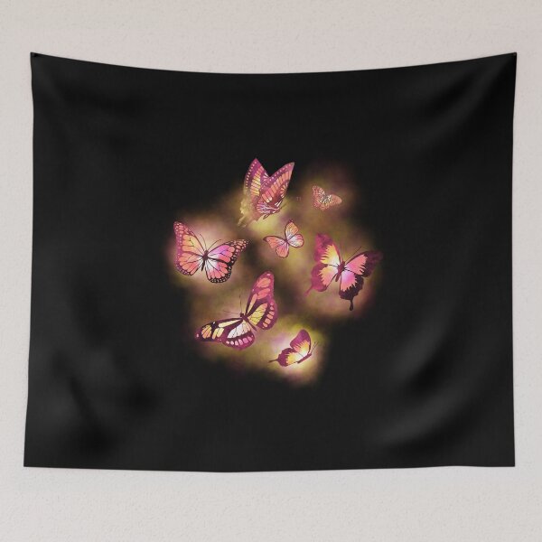 Item preview, Peach Glowing Magic Butterflies designed and sold by Victoria Lehnard.