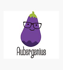 Aubergenius Photographic Print