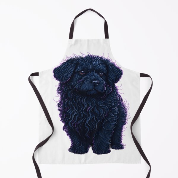 Item preview, The Majestic Black Dog: A Hyperdetailed and Intricately Detailed Oil Painting with Splashes of Color designed and sold by Valeree Store.