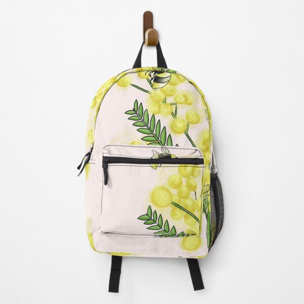 Item preview, Illustrazione mimosa con api e sfondo chiaro. designed and sold by Lucia85.