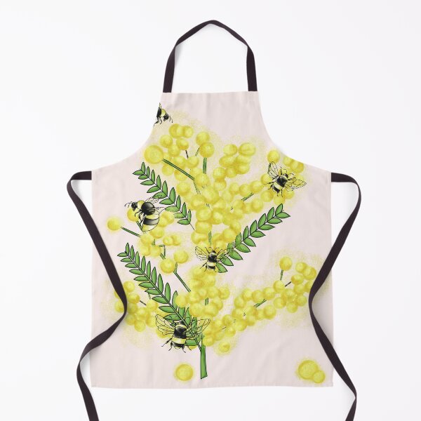 Item preview, Illustrazione mimosa con api e sfondo chiaro. designed and sold by Lucia85.