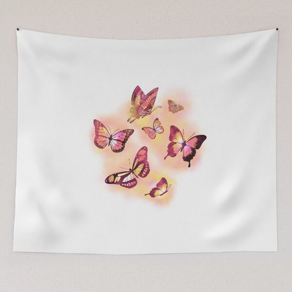 Item preview, Peach Magic Butterflies designed and sold by Victoria Lehnard.
