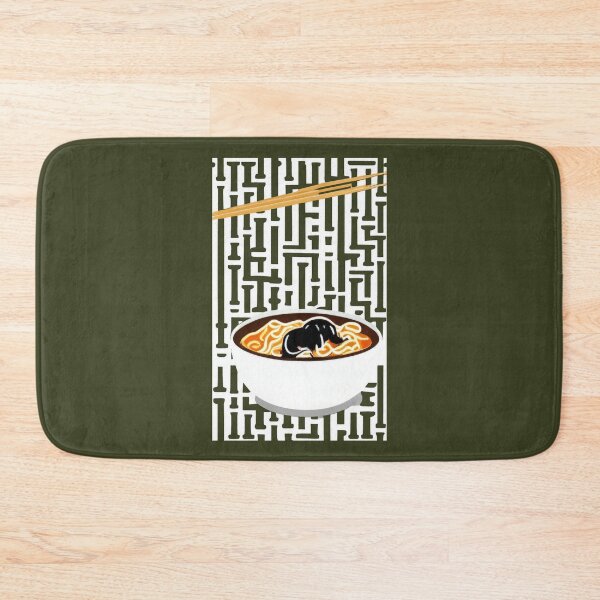 Item preview, Ramen design (white filigree) designed and sold by SolidEarthArt.