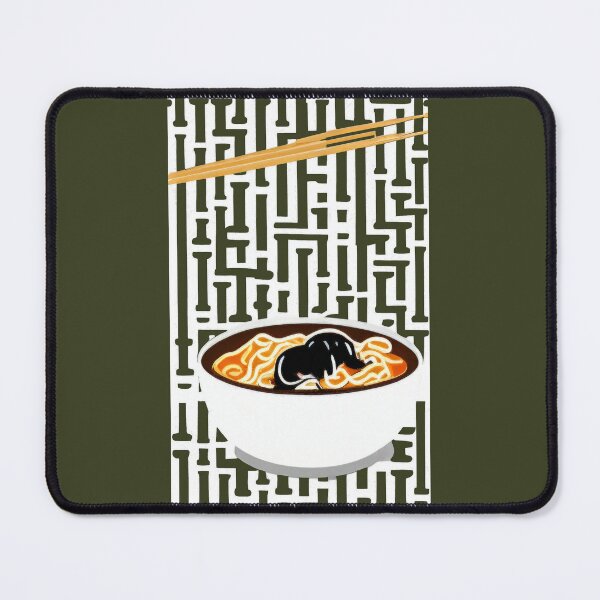 Item preview, Ramen design (white filigree) designed and sold by SolidEarthArt.