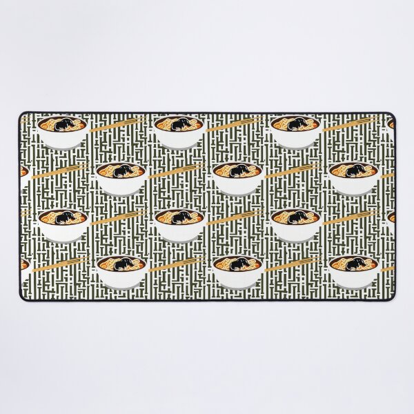 Item preview, Ramen design (white filigree) designed and sold by SolidEarthArt.