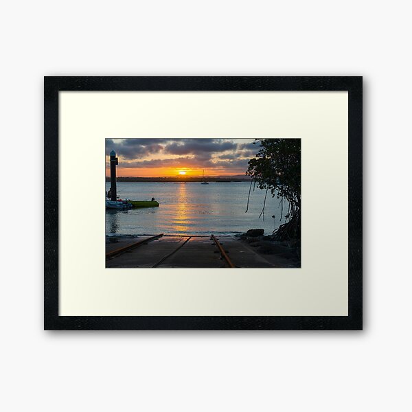 Sunset, 1770, Australia Framed Art Print