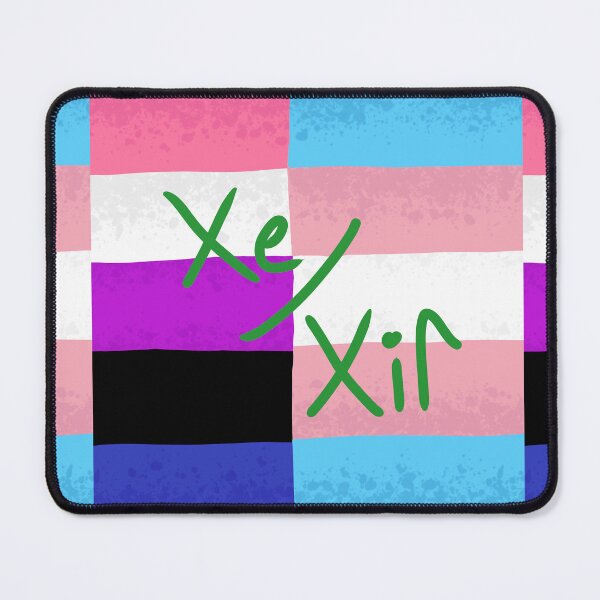 Item preview, Genderfluid Transgender Trans Nonbinary Pride Flag Mashup Pronouns Neopronouns Xe/Xir designed and sold by Spell-the-Bee.