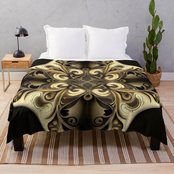 Item preview, Basic Swirling Symmetrical Victorian Natural Pattern Digital Painting designed and sold by CodeAndColors.