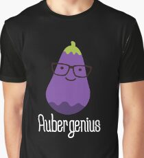 Aubergenius on dark Graphic T-Shirt