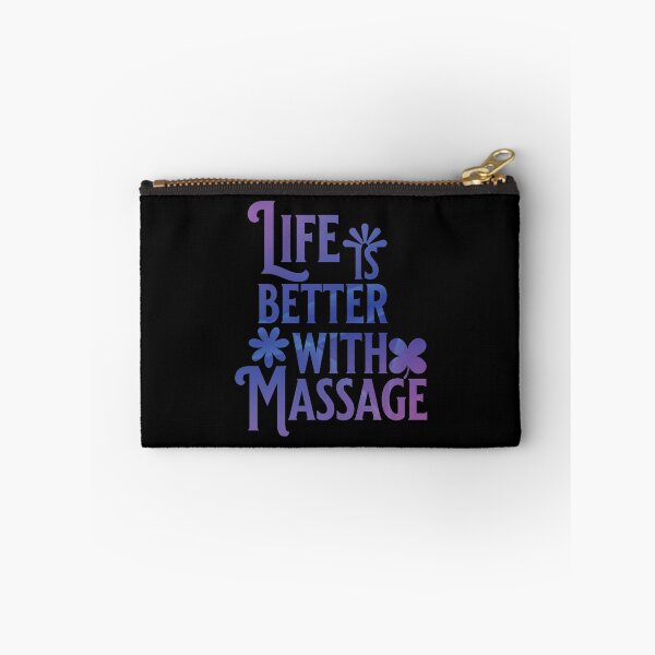Item preview, Life Is Better With Massage designed and sold by designerpriti.