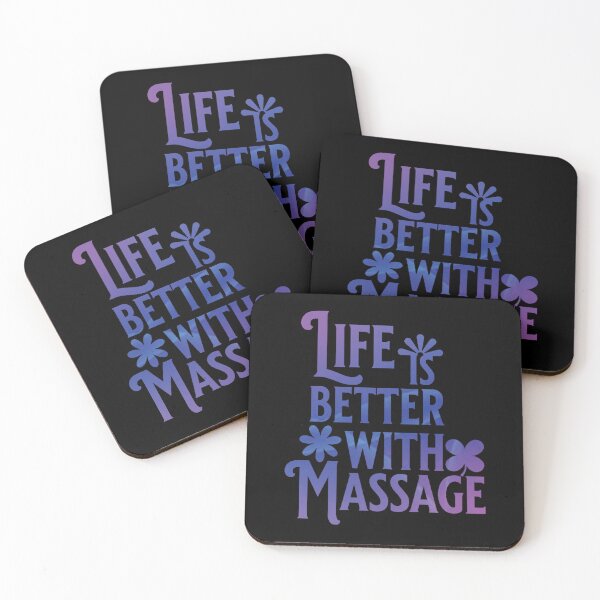 Item preview, Life Is Better With Massage designed and sold by designerpriti.