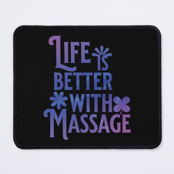 Item preview, Life Is Better With Massage designed and sold by designerpriti.
