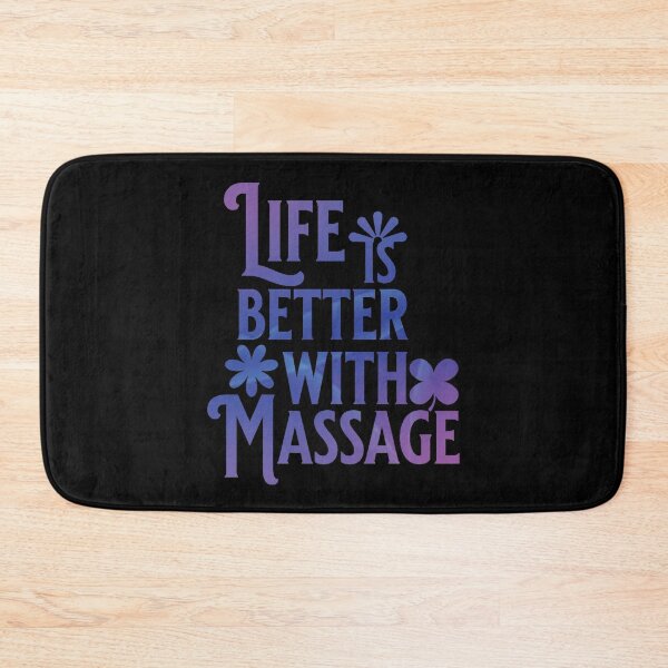 Artikelvorschau, Das Leben ist besser mit Massage entworfen und verkauft von designerpriti.