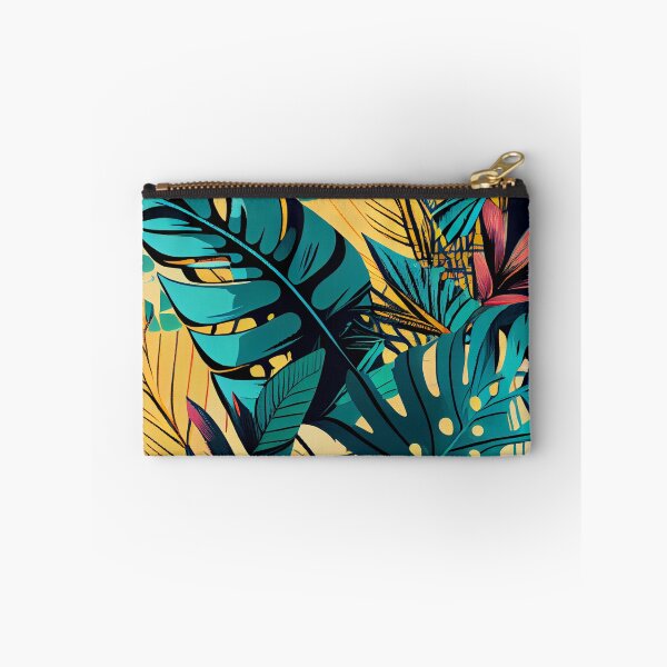 Artikelvorschau, Angular Bold Tropical Pattern Digital Painting entworfen und verkauft von CodeAndColors.
